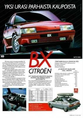 Citroen BX -esite, 1988