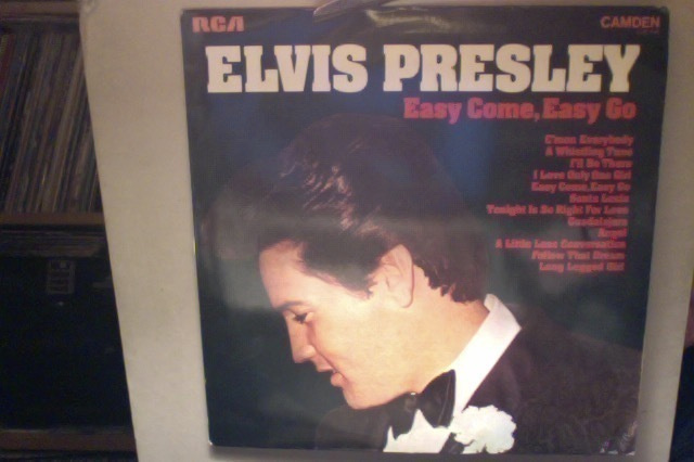 ELVIS PRESLEY  ::  EASY COME, EASY GO  ::  VINYYLI  LP  1975