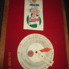 Vintage castrol tarra + matkamittari 60 lukua - pikkukuva 1