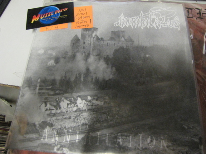 ANNIHILATUS-ANNIHILATION 10'' 1.PAINOS '01 UUSI