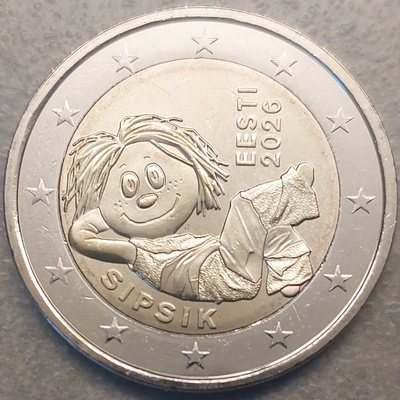 2 euro Viro 2026 Rulla "Sipsik"