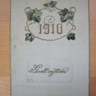 VANHA Postikortti Onnitelukortti 1910 Kohopainettu - pikkukuva 1