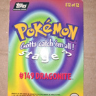 Pokémon Topps E12 of 12 #149 Dragonite card - pikkukuva 2