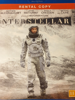 INTERSTELLAR BLU-RAY