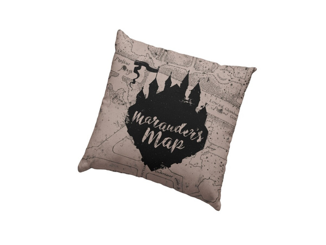HARRY POTTER MARAUDERS MAP SQUARE CUSHION	(74 052)	tyynyt n.