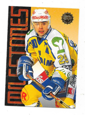 1995-96 SISU Milestones #175 Kari-Pekka Friman , Lukko