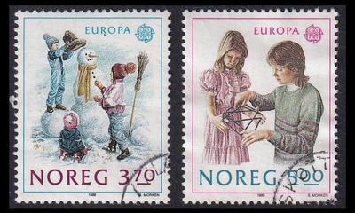 Norja 1019-20 o Europa lasten leikit (1989)