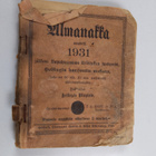Almanakka vuodeksi 1931 jälkeen Vapahtajamme Kristuksen s... - pikkukuva 1