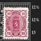 1889 Vaakunamerkit 10 p punainen * LaPe 29 A - pikkukuva 2