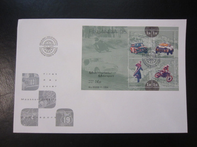 FDC 1995 BL16 Finlandia 95 - Moottoriurheilu