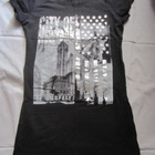 T-Paita S Beavers "City of New York" musta, lady fit - pikkukuva 1