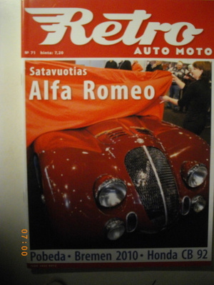 Retro auto moto lehti Nro 71/2010 (26.2)