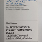 Martti Virtanen : Market Dominance-related Competition Po... - pikkukuva 2