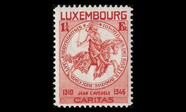 Luxemburg 263 * Lastenapu 1 1/4 Fr + 75 C (1934)