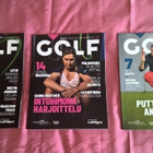 3 kpl hienokuntoisia Golf-lehtiä + bonukset kertahuudolla - pikkukuva 1