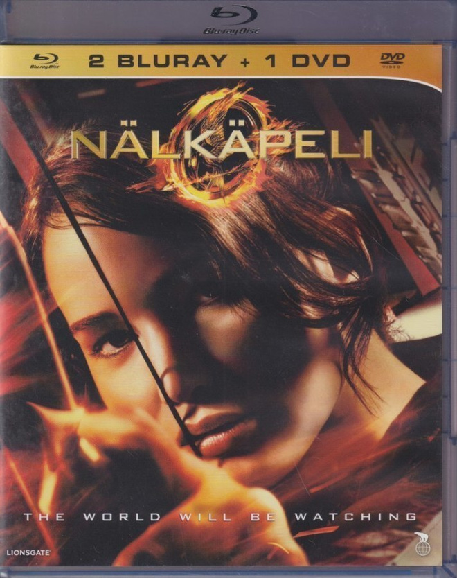 Bluray: Nälkäpeli (+ dvd)