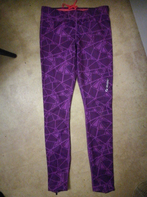 Soc- treeni/ jumppa/ urh trikoot kuvio violetti housut 40 M