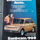 SUNBEAM vanha esite - pikkukuva 1