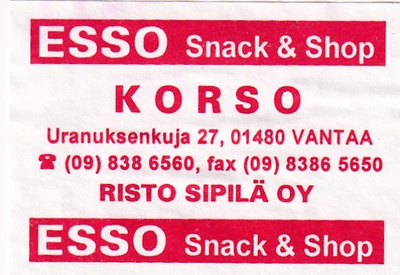 Korso, ESSO Risto Sipilä Oy   3/7