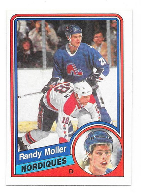 1984-85 OPC #284 Randy Moller Quebec Nordiques