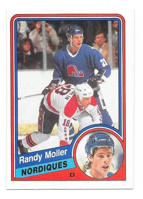1984-85 OPC #284 Randy Moller Quebec Nordiques