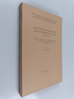 K. O. Alho : Läntinen tutkijakunta ja sen toiminta vaosin...