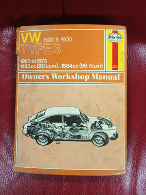 VW 1500 / 1600 Type 3 korjausopas