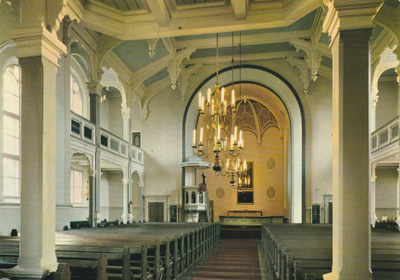 KIRKKOKORTTI - KÄRKÖLÄN KIRKKO - SISÄKUVA