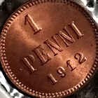 1912 hieno 1 penni - pikkukuva 1