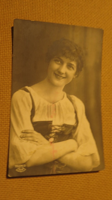Vintage valokuvakortti