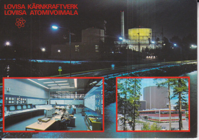 Loviisa. Atomivoimala. sommitelmakortti ,  e167