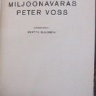 Ewald Gerhard Seeliger: Miljoonavaras Peter Voss. 262 s. - pikkukuva 2