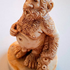 Vintage Neandertal figuriini , patsas , figuuri , 70-lukua - pikkukuva 1
