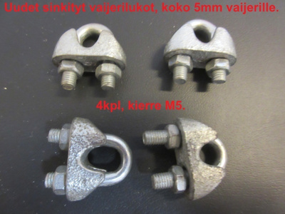 Vaijerilukot 4kpl