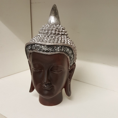 THAI BUDDHA HEAD 25CM (57 296) (bu-165)