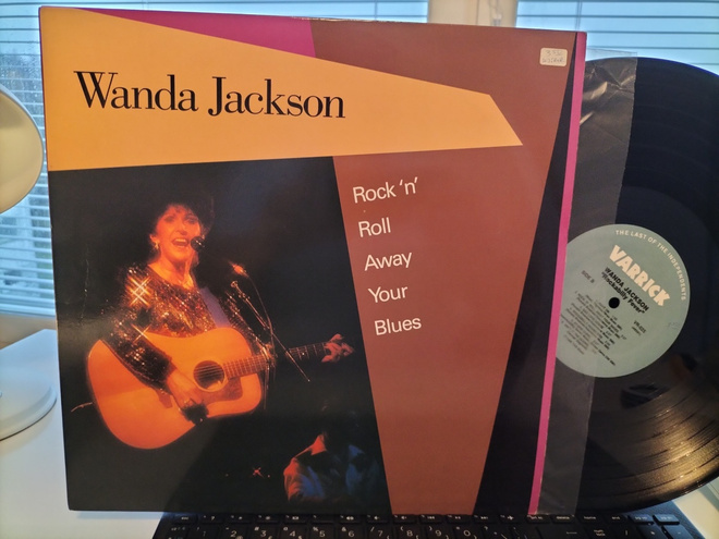 WANDA JACKSON, Rock'n'Roll away your Blues, LP  -86 UPEA !!