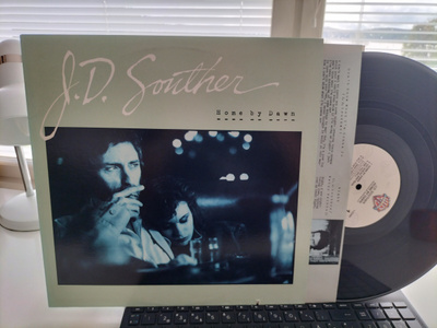 J.D. SOUTHER, Down by dawn, LP US -84 UPEA KUNTO !!