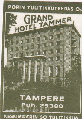 Tampere, Grand Hotel Tammer    7/16