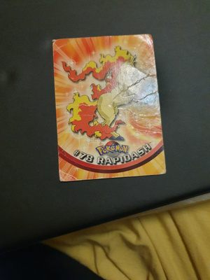 Rapidash #78 Pokemon Topps TV Animation Edition card