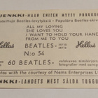 Beatles Jenkki- purkkakortti Hellas - pikkukuva 2
