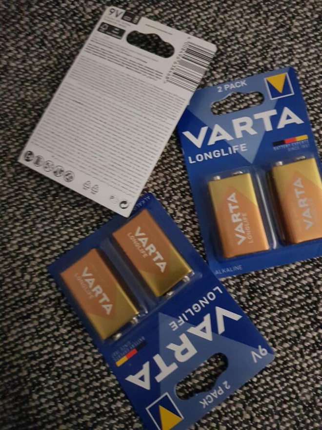 Varta Longlife -alkaliparisto 9V 2 kpl / pkt paketti tuplapa