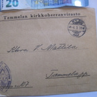 VANHA Virkakuori Kirkkoherravirasto Tammela 1937 - pikkukuva 1