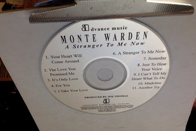 MONTE WARDEN :: A STRANGER TO ME NOW : ADVANCE PROMO CD 1998