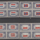 USA Mi 512-524 (lippuja) nelilöt ++ - pikkukuva 3