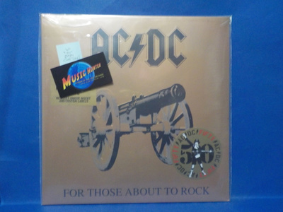 AC/DC - FOR THOSE ABOUT TO ROCK UUSI 2024 LP