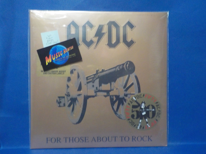 AC/DC - FOR THOSE ABOUT TO ROCK UUSI 2024 LP