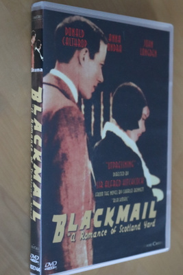 DVD Blackmail ( 1929 Alfred Hitchcock ei suomitekstejä )