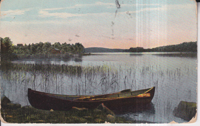 Murole, Järvimaisema, vene . e180