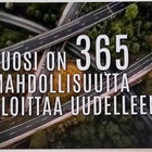 "Vuosi on 365 mahdollisuutta.."-KULKEMATON POSTIKORTTI - pikkukuva 1