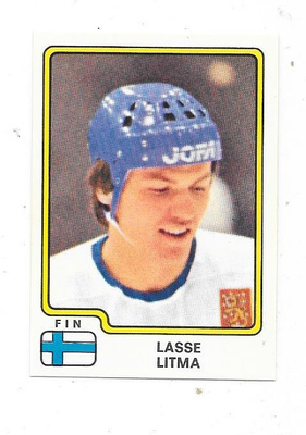 1979 Panini MM-Tarra #169 Lasse Litma , Suomi & Tappara